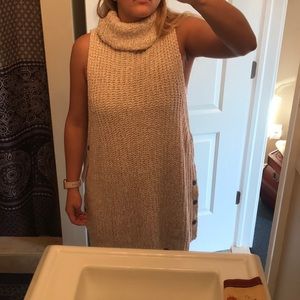 Brand new free people sweater sleeveless dress